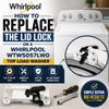 How to Replace the Lid Lock on a Whirlpool WTW5057LW0 Top Load Washer