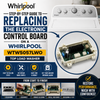 Step-by-Step Guide to Replacing the Electronic Control Board on a Whirlpool WTW5057LW0 Top Load Washer