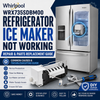 Whirlpool Model WRX735SDBM00 Refrigerator Ice Maker Not Working: Repair and Parts Replacement Guide