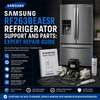Samsung RF263BEAESR Refrigerator Support and Parts: Expert Repair Guide