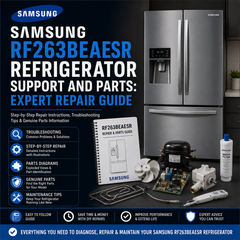 Samsung RF263BEAESR Refrigerator Support and Parts: Expert Repair Guide