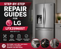 Can I Replace Parts of My LG LRFCS25D3S Refrigerator Myself?