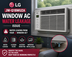 LG JW-Q18WUZA Window AC Water Leakage Issue? DIY Fix Guide