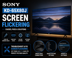 Sony KD-65X80J Screen Flickering? DIY Fix Guide