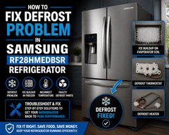How to Fix Defrost Problem in Samsung RF28HMEDBSR Refrigerator?