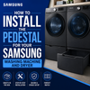 How to Install the Pedestal for Your Samsung Washing Machine and Dryer