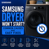 Samsung Dryer Won't Start? Common Causes and Easy Fixes