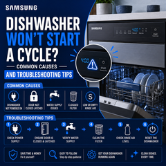 Samsung Dishwasher Won't Start a Cycle? Common Causes and Troubleshooting Tips