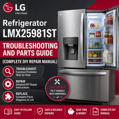 LG Refrigerator LMX25981ST Troubleshooting and Parts Guide (Complete DIY Repair Manual)