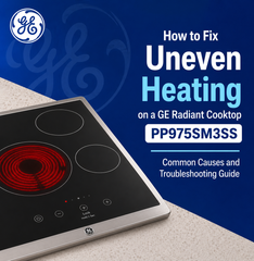 How to Fix Uneven Heating on a GE Radiant Cooktop PP975SM3SS? Common Causes and Troubleshooting Guide