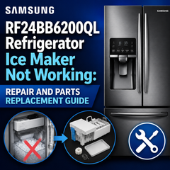 Samsung RF24BB6200QL Refrigerator Ice Maker Not Working: Repair and Parts Replacement Guide