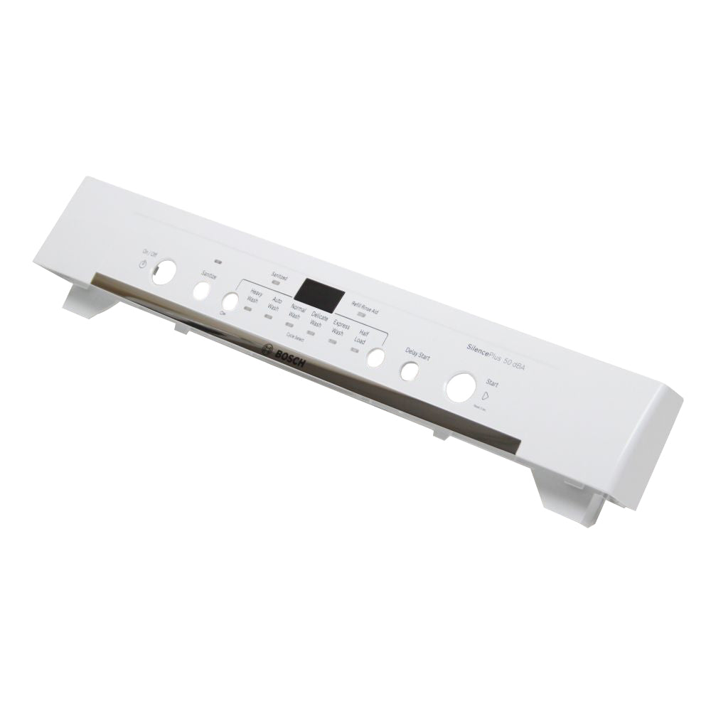Bosch dishwasher 2UC-06 Control Panel Overlay (White) SHE3AR72UC/06