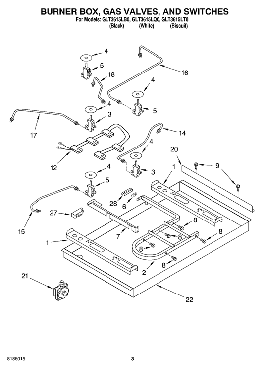 Whirlpool Natural to LP Conversion Kit WP3192741