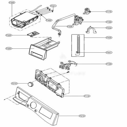 LG Part# ACZ70035094 Dispenser Assembly - Genuine OEM