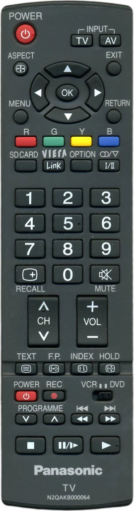 Panasonic Remote Control - N2QAKB000064