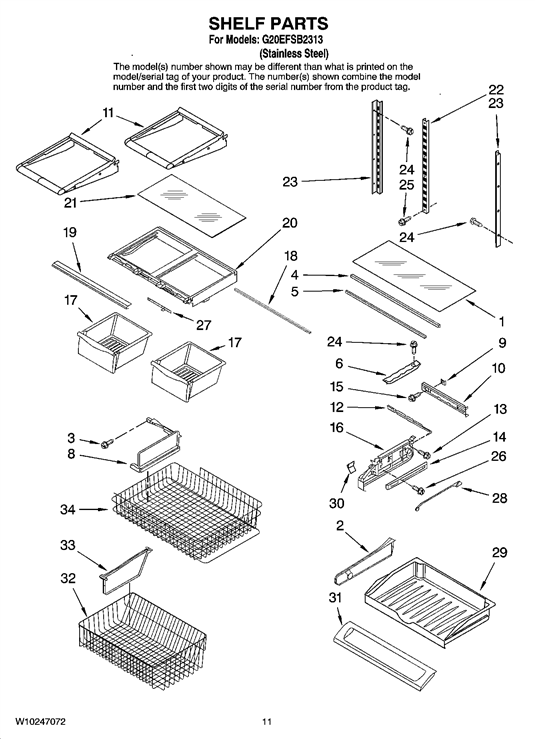 Whirlpool Pantry End Cap - Right Side WP12656018