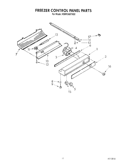 Whirlpool Thermostat WP1113466
