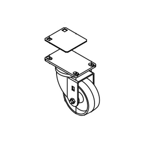 Dacor Caster, Rear, 3 - 101146