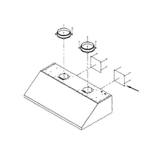 Dacor Cover, Blower - 101607
