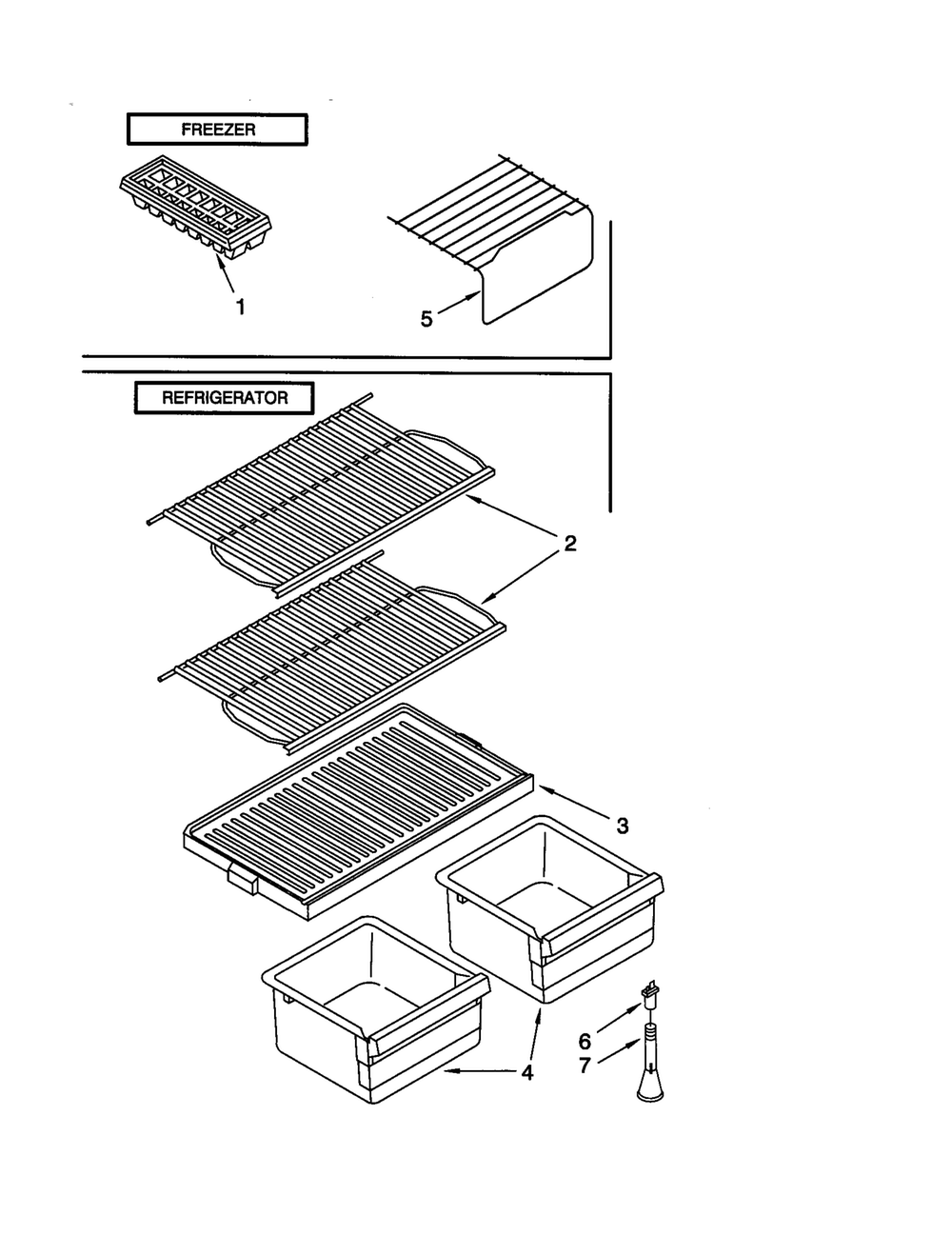 Whirlpool Crisper Drawer (White) WP2164186