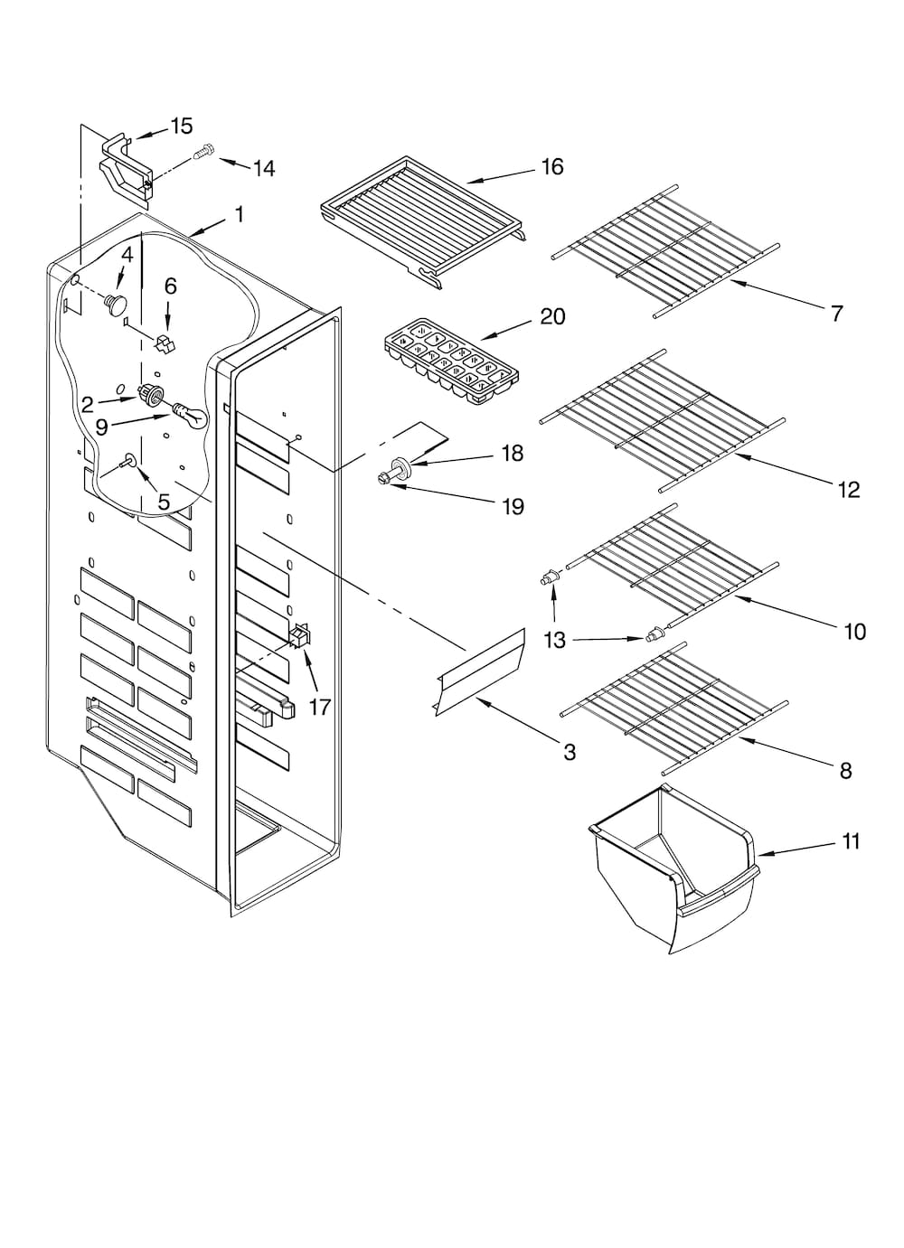 Whirlpool Drawer (Lower) WPW10144409
