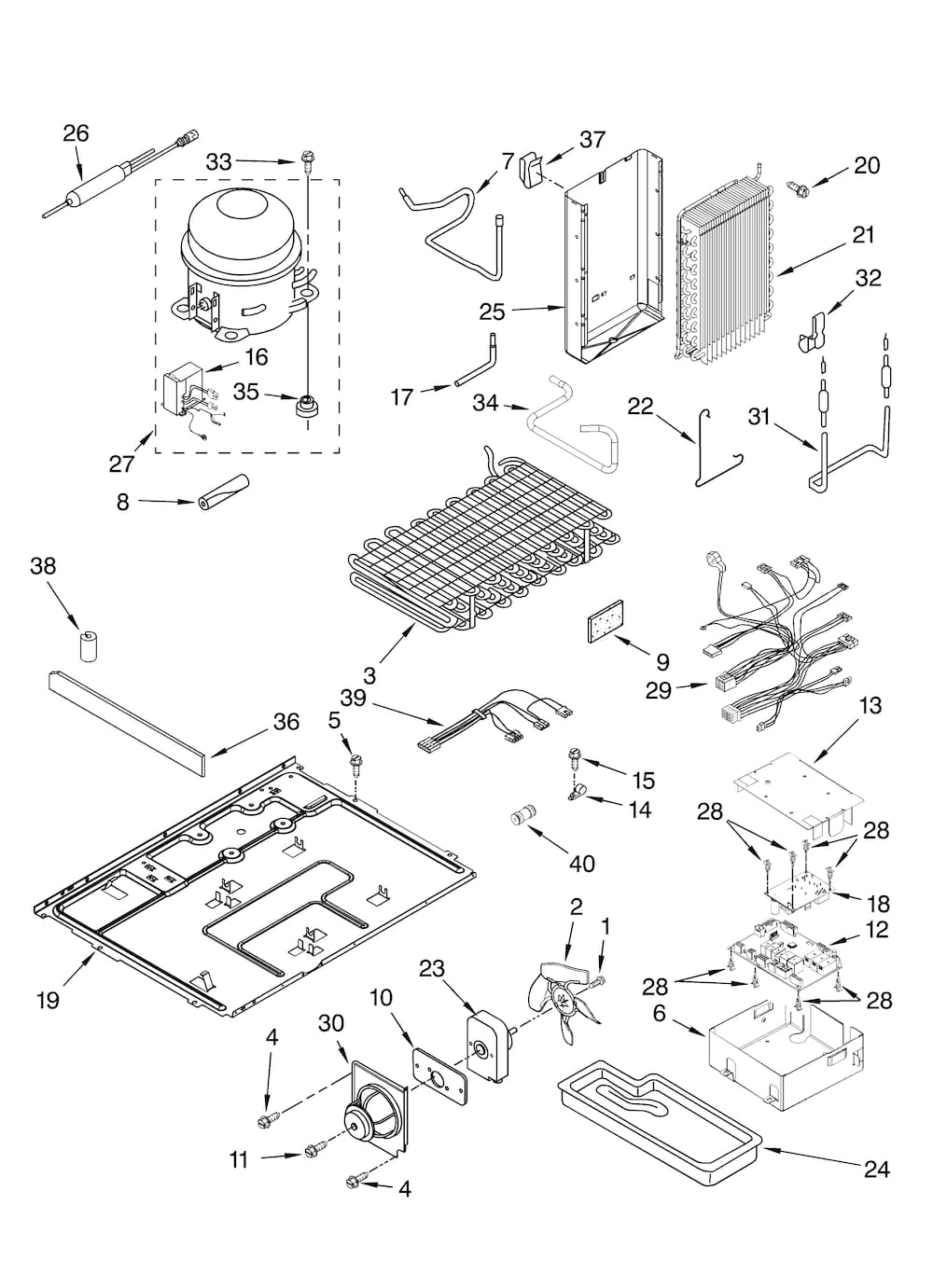 Whirlpool Condenser Fan Blade WPW10139483