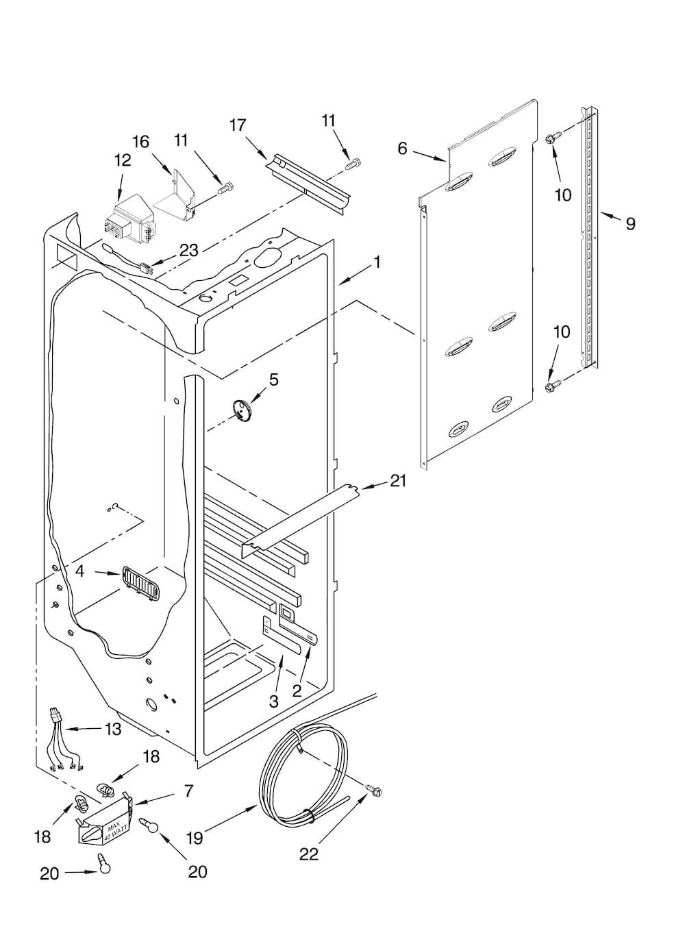 Whirlpool Air Damper WP2301101