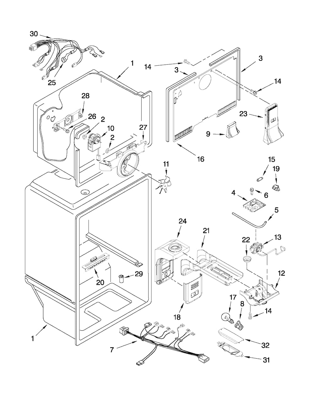 Whirlpool Defrost Thermostat WPW10392132