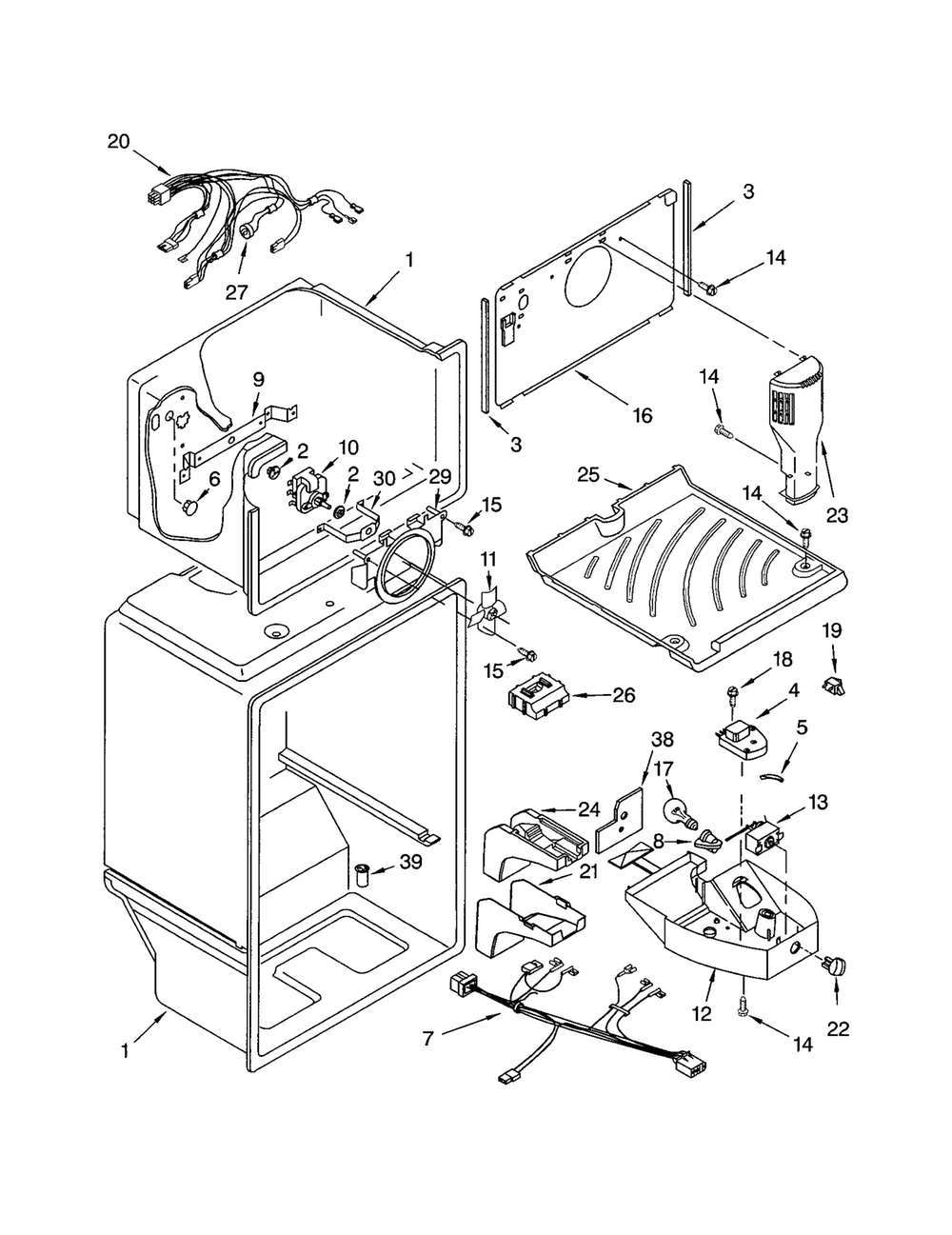 Whirlpool Temperature Control Thermostat WP2204605