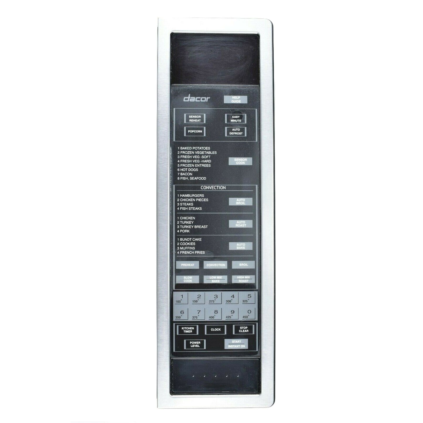 Dacor Control Panel Ss Dcm24 - 106829