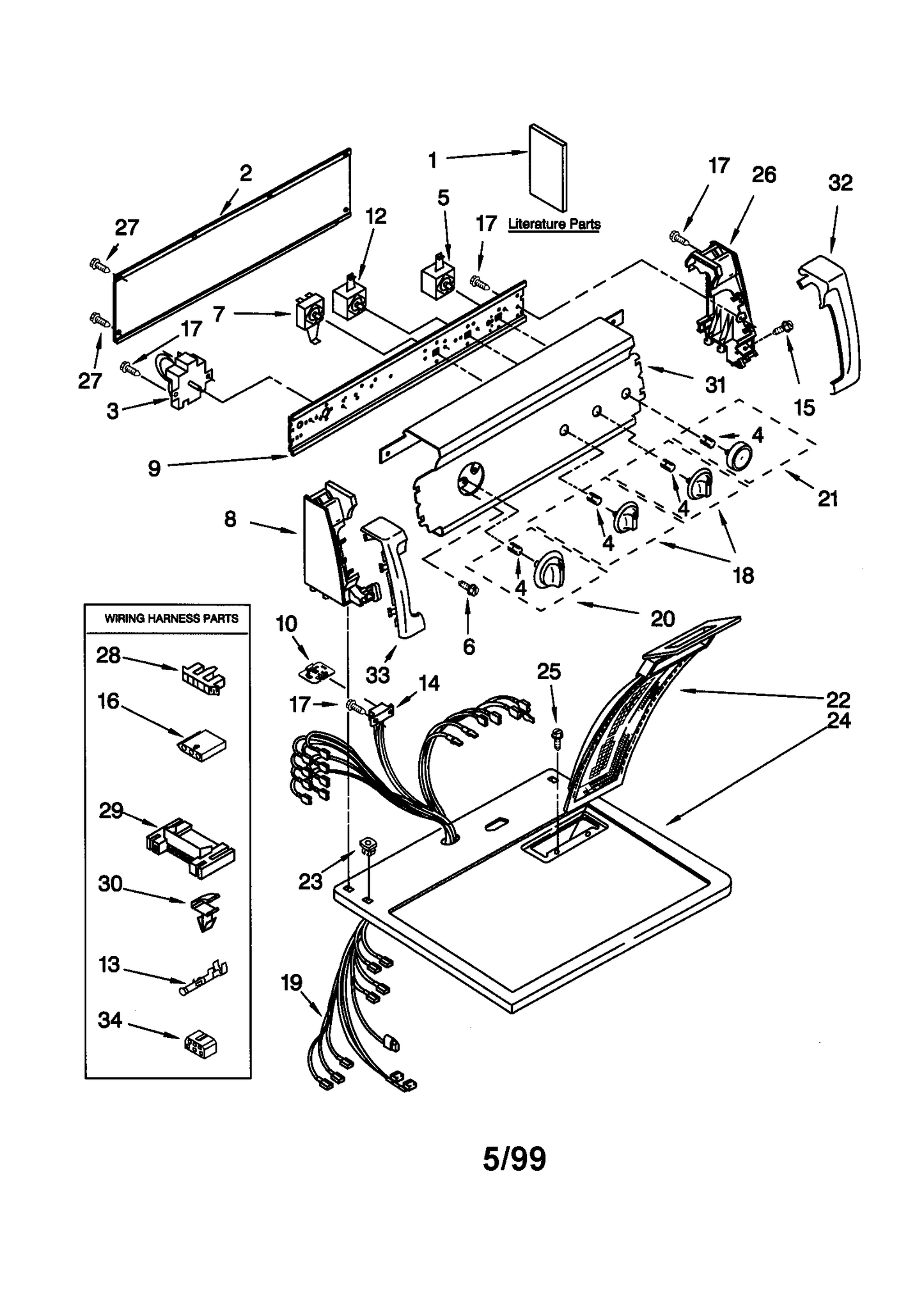 Whirlpool Timer Assembly WP3976576
