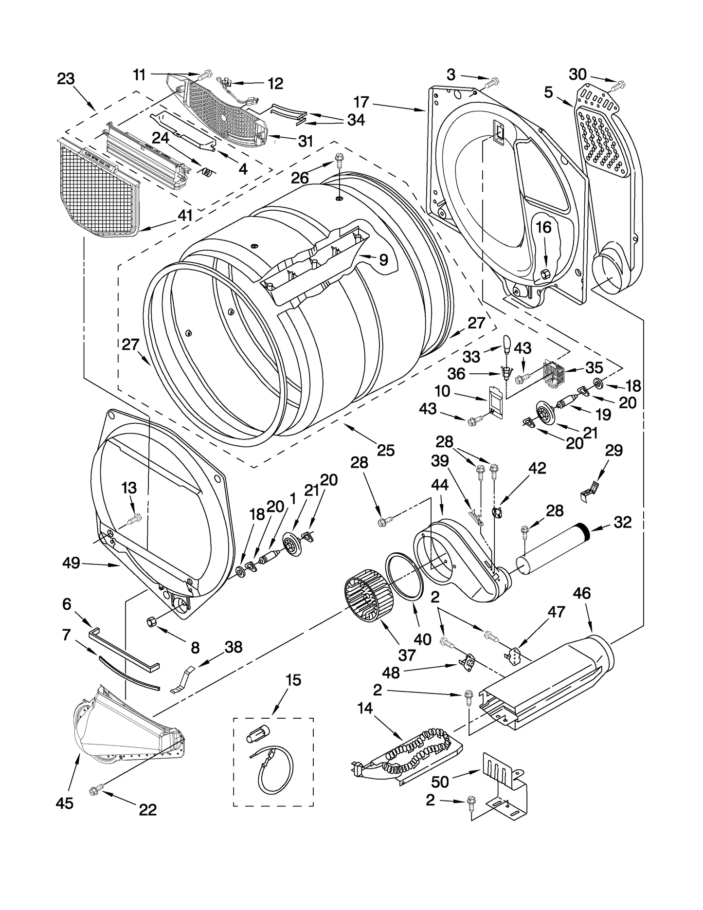 Whirlpool Main Wire Harness WPW10298258