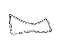 Whirlpool Refrigerator Door Gasket Gray - W10136737