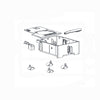 Midea Part# 12120100008429 Water Tank Subassembly - Genuine OEM