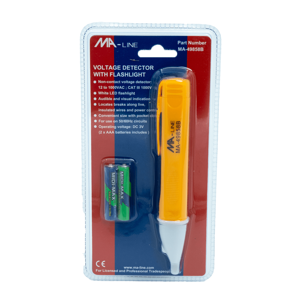 Ma-line Voltage Detector with Flashlight - MA-49858B