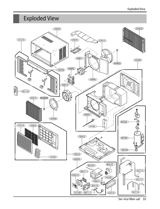 LG Part# 3720A20053B Control Panel - Genuine OEM