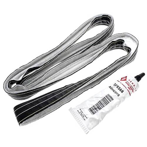 Whirlpool LER2614BW0 Dryer Seal (felt, w/adhesive) - Genuine OEM