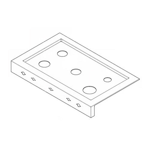 Electrolux Main Top,Assembly,Black/Stainl - 139083507