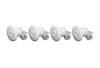 GE Part# WD12X10327 Roller and Stud Assembly (OEM) 4 Pack