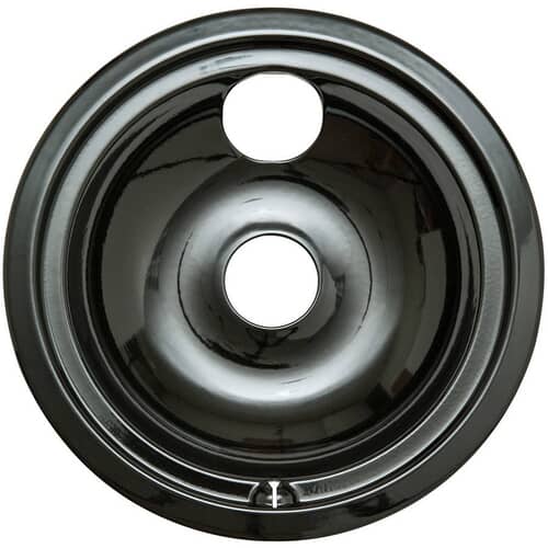 GE Burner Drip Bowl (8 in, Black) JB250DF4BB