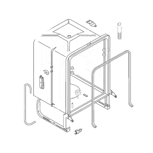 Electrolux Tub Assy,W/Frame Parts - 154534701