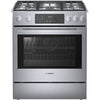Bosch HDI8056U/01 800 Series Dual Fuel Slide-In Range 30'' Stainless Steel