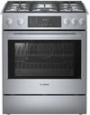 Bosch HDI8056U/06 800 Series Dual Fuel Slide-In Range 30'' Stainless Steel