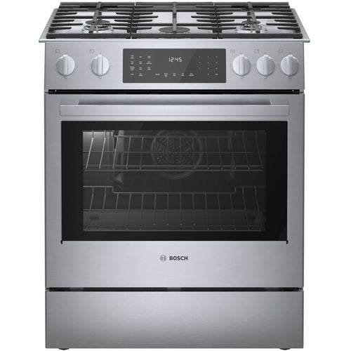 Bosch HDIP056U/02 Benchmark® Dual Fuel Slide-In Range 30'' Stainless Steel