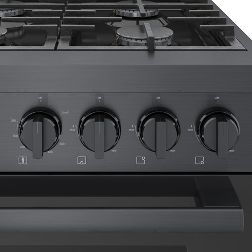 Bosch HGS8645UC/01 800 Series Gas Freestanding Range 36'' Black Stainless Steel