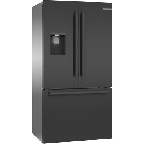 Bosch B36CD50SNB/04 500 Series French Door Bottom Mount Refrigerator 36'' Black Stainless Steel