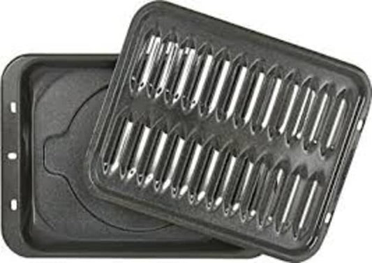 GE Oven Broiler Pan Set (Large 17 in. x 13 in.) ZEK757BA1BB