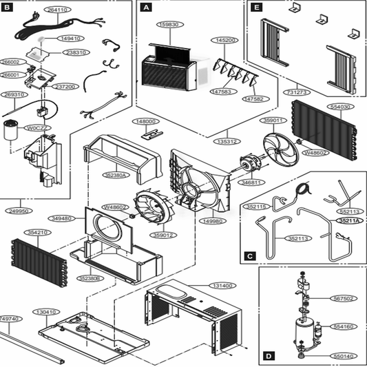 LG Part# 4974A30066P Guide Assembly - Genuine OEM