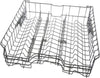 Bosch Dishwasher Upper Crockery Basket - 20000175