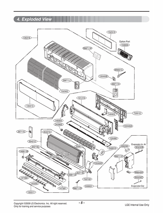 LG Part# ABW68676009 Chassis Assembly - Genuine OEM